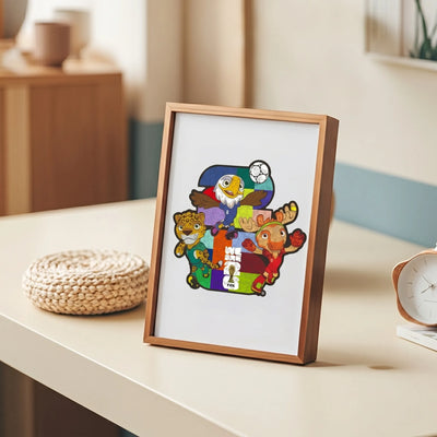 FIFA World Cup 2026 Wooden Jigsaw Puzzle | Host Cities Mosaic Mini 26PC