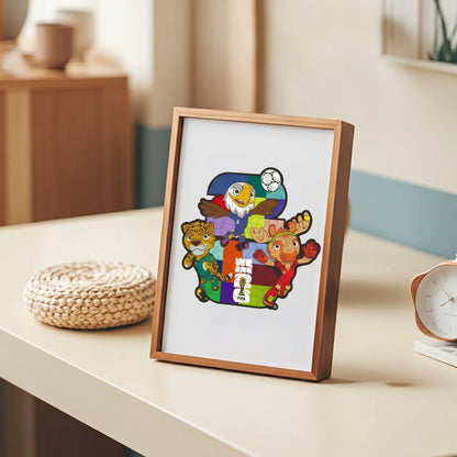 FIFA World Cup 2026 Wooden Jigsaw Puzzle | Host Cities Mosaic Mini 26PC