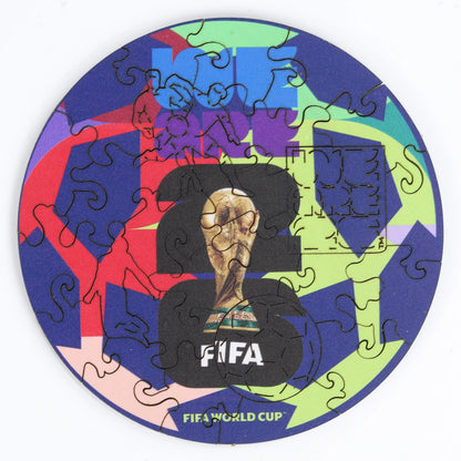 FIFA World Cup 2026 Wooden Jigsaw Puzzle | We Are 26 Ball Mini 26PC