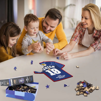 FIFA World Cup 2026 Wooden Jigsaw Puzzle | 200 Pieces, Clutch 10 Jersey