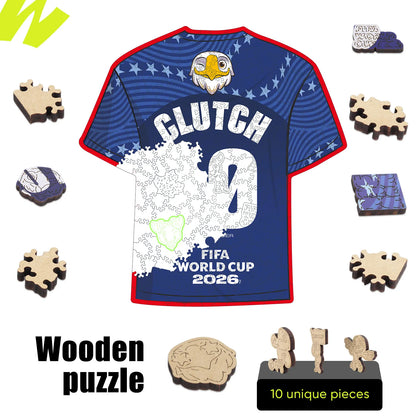 FIFA World Cup 2026 Wooden Jigsaw Puzzle | 200 Pieces, Clutch 10 Jersey