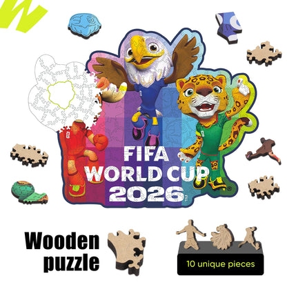 FIFA World Cup 2026 Wooden Jigsaw Puzzle | 200 Pieces, Time To Shine