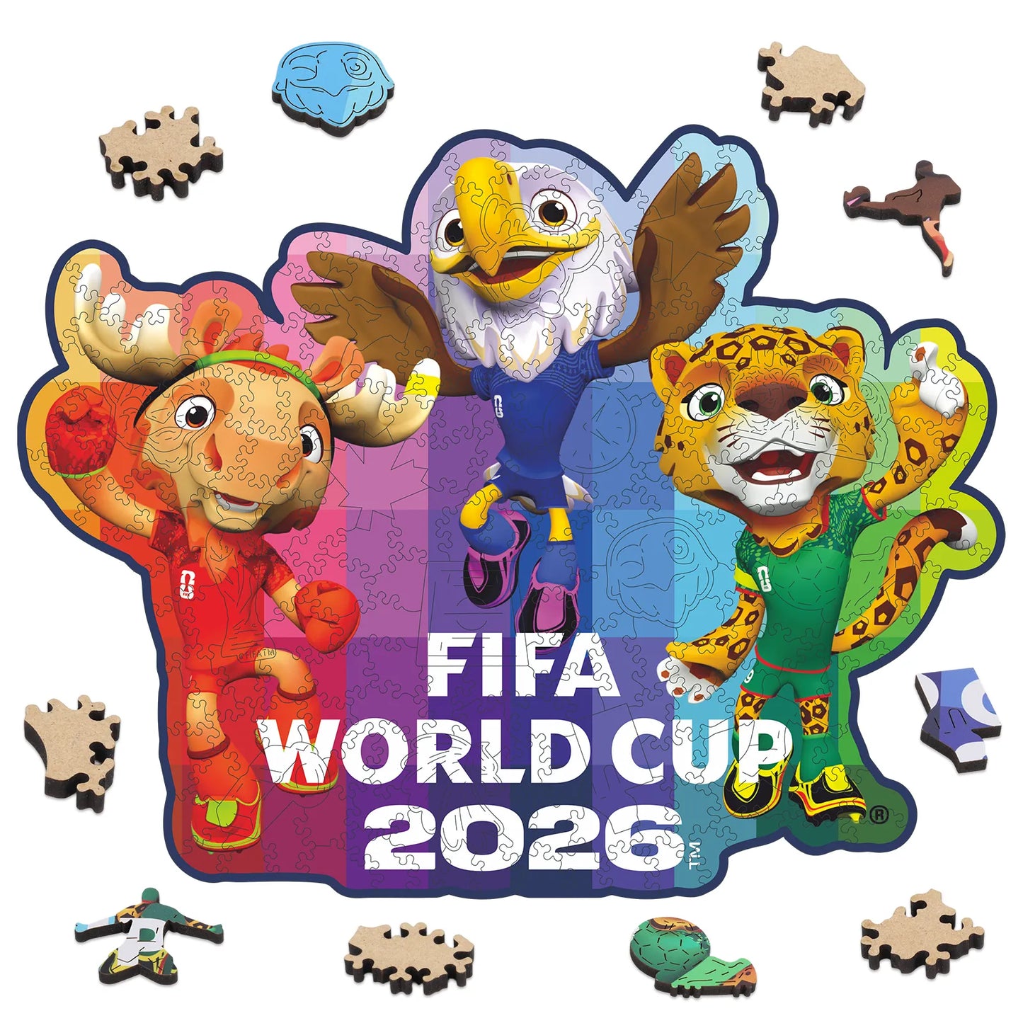 FIFA World Cup 2026 Wooden Jigsaw Puzzle | 200 Pieces, Time To Shine