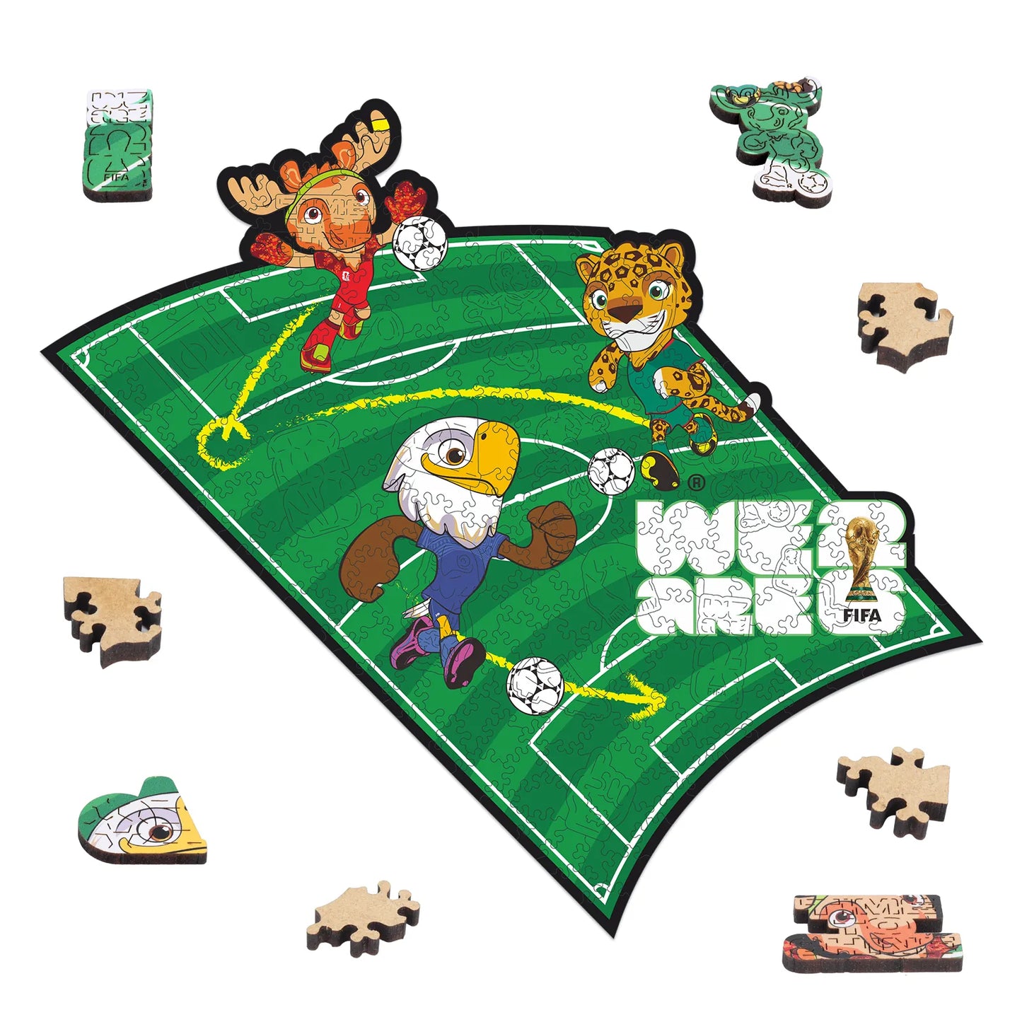 FIFA World Cup 2026 Wooden Jigsaw Puzzle | 200 Pieces, Time To Play