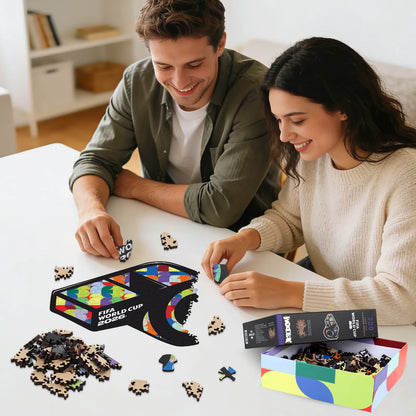FIFA World Cup 2026 Wooden Jigsaw Puzzle | 200 Pieces, Referee Whistle