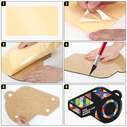 FIFA World Cup 2026 Wooden Jigsaw Puzzle | 200 Pieces, Referee Whistle