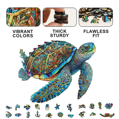Sea Turtle, Wooden Jigsaw Puzzles