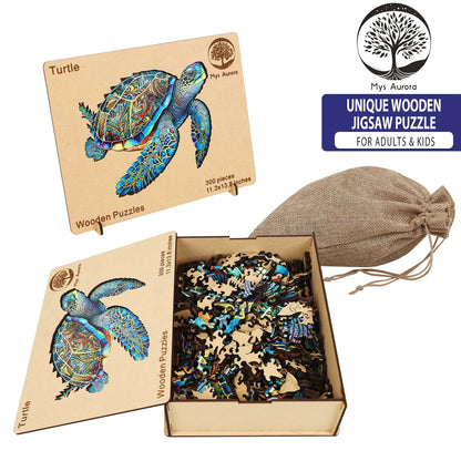 Sea Turtle, Wooden Jigsaw Puzzles
