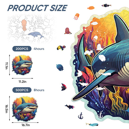 Shark, Wooden Jigsaw Puzzles