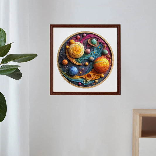 Solar System Planet, Wooden Jigsaw Puzzles