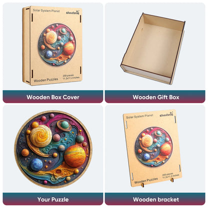 Solar System Planet, Wooden Jigsaw Puzzles