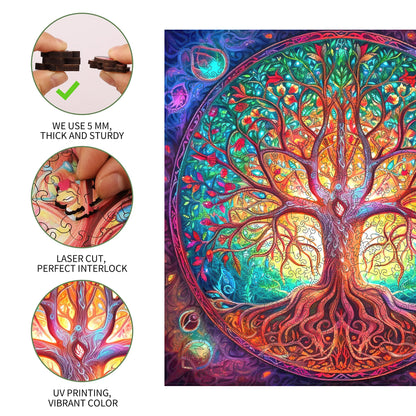 Tree of Life B, Wooden Jigsaw Puzzles