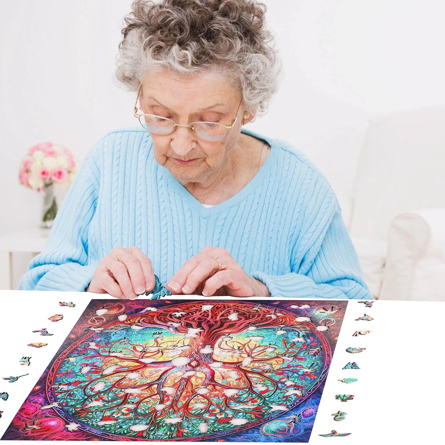 Tree of Life B, Wooden Jigsaw Puzzles