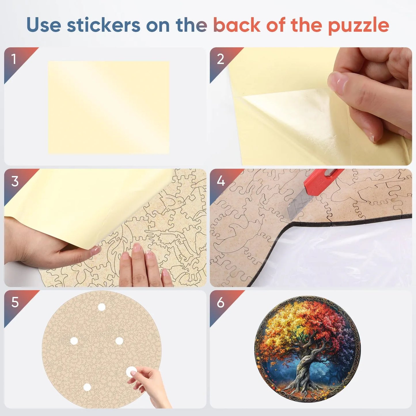 Tree of Life A, Wooden Jigsaw Puzzles