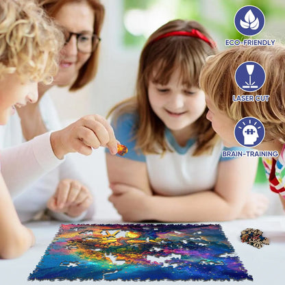 Colorful Tree of Life, Wooden Jigsaw Puzzles