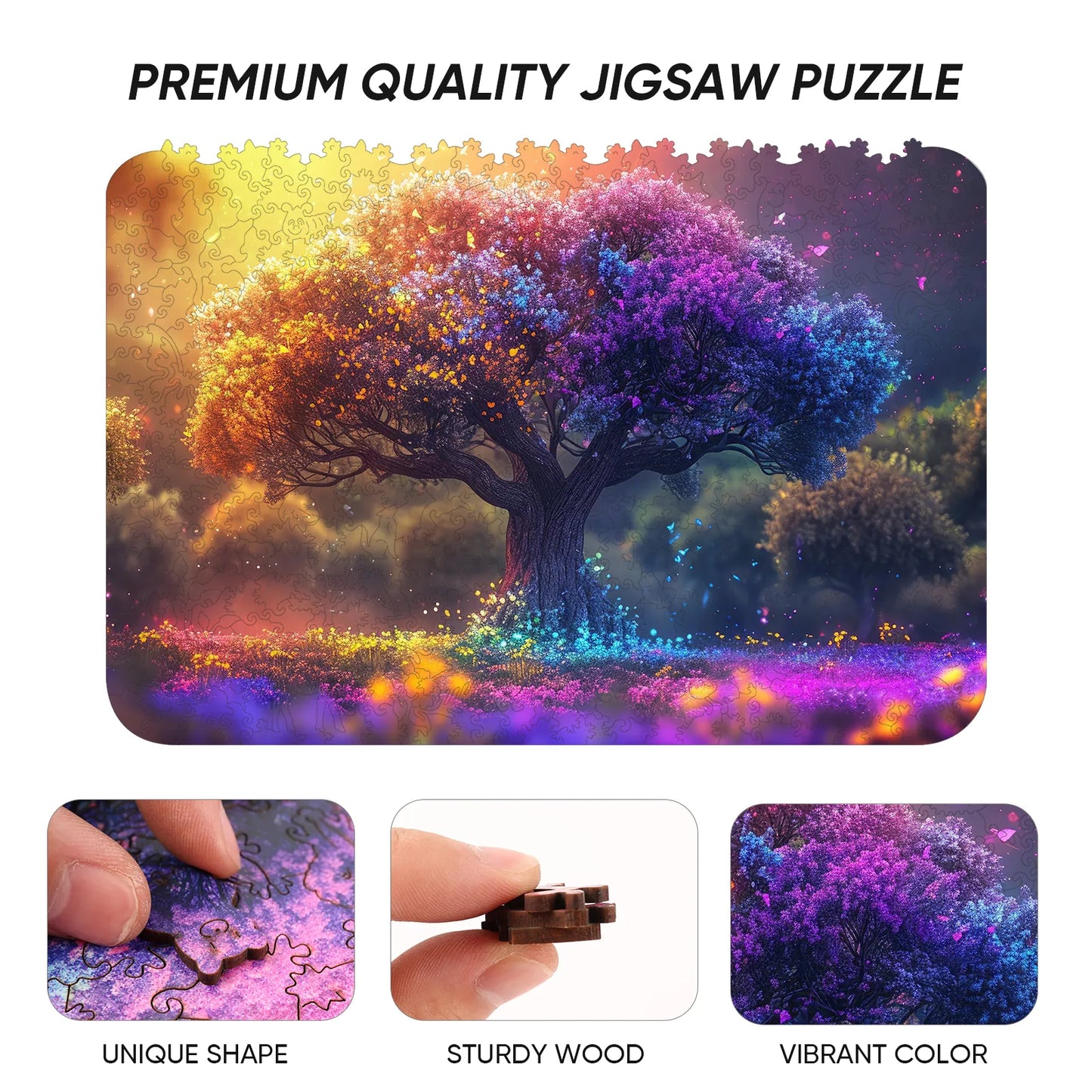 Tree of Life C, Wooden Jigsaw Puzzles