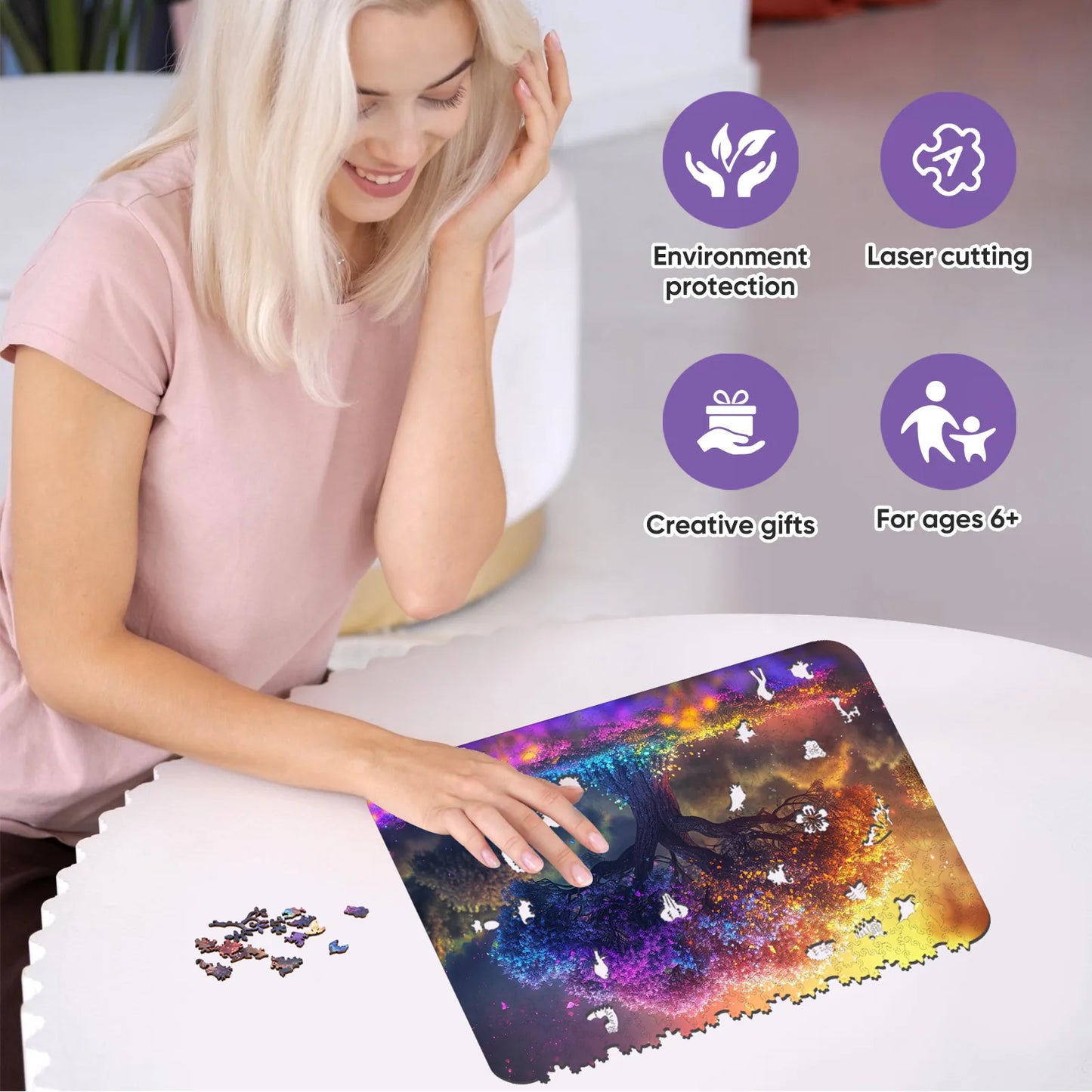 Tree of Life C, Wooden Jigsaw Puzzles