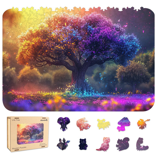 Tree of Life C, Wooden Jigsaw Puzzles