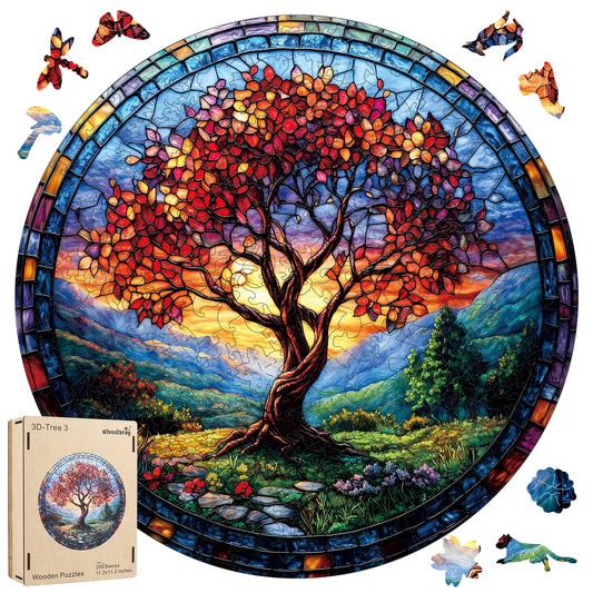 Tree of Life Redwood, Wooden Jigsaw Puzzles