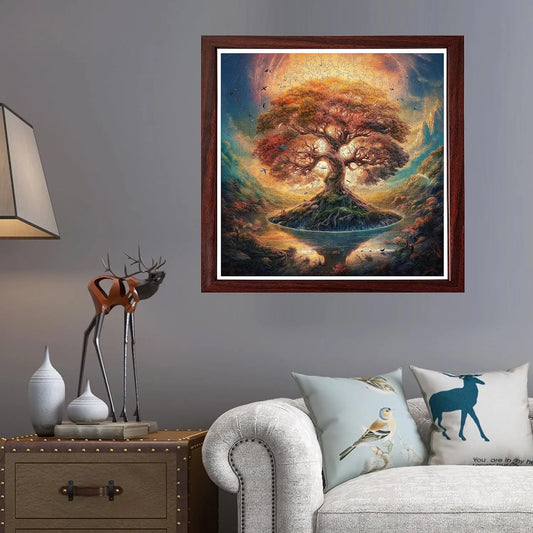 Tree of Life Shadow, Wooden Jigsaw Puzzles