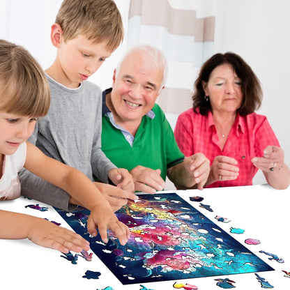 Tulip Flower Sea, Wooden Jigsaw Puzzles