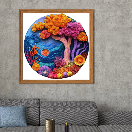 Undersea Coral, Wooden Jigsaw Puzzles