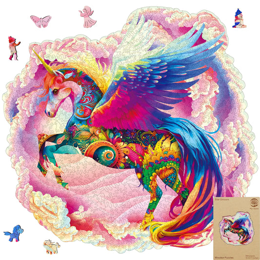 Unicorn, Wooden Jigsaw Puzzles