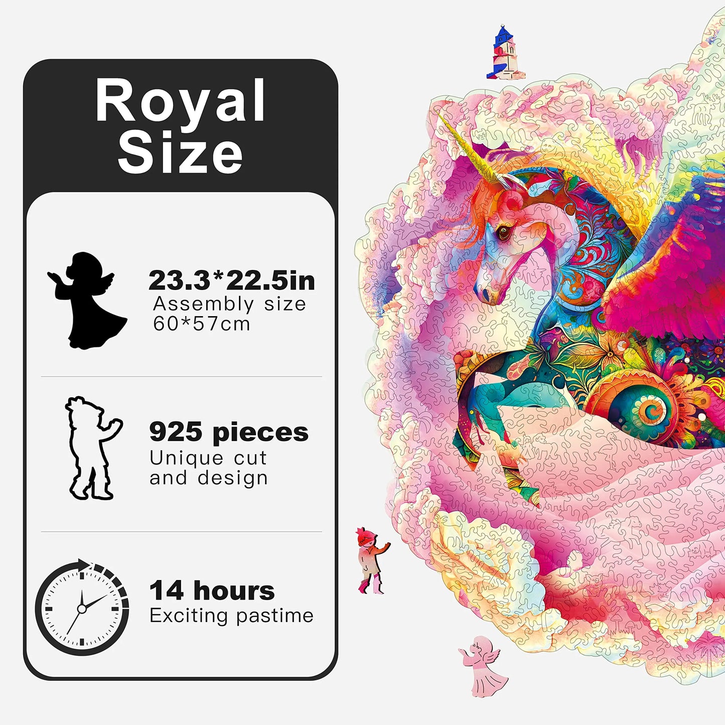 Unicorn, Wooden Jigsaw Puzzles