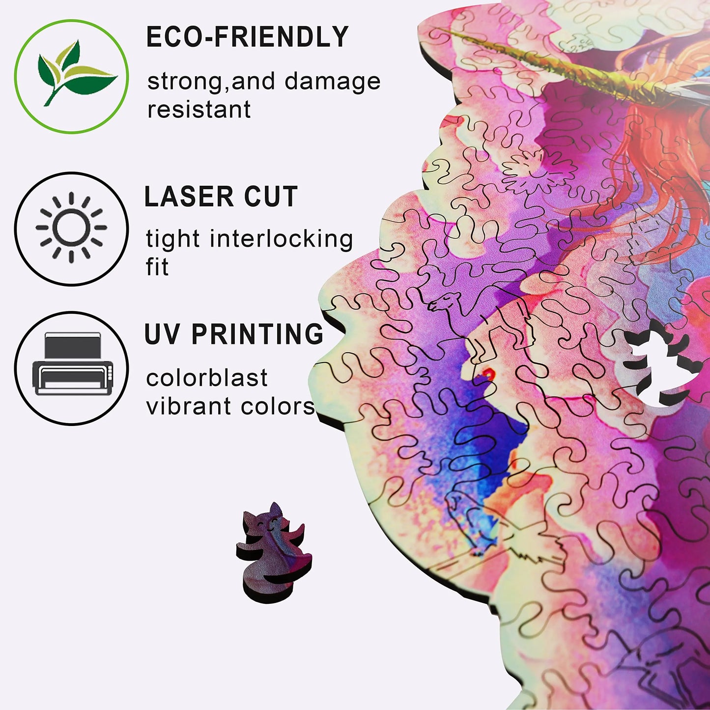 Unicorn, Wooden Jigsaw Puzzles