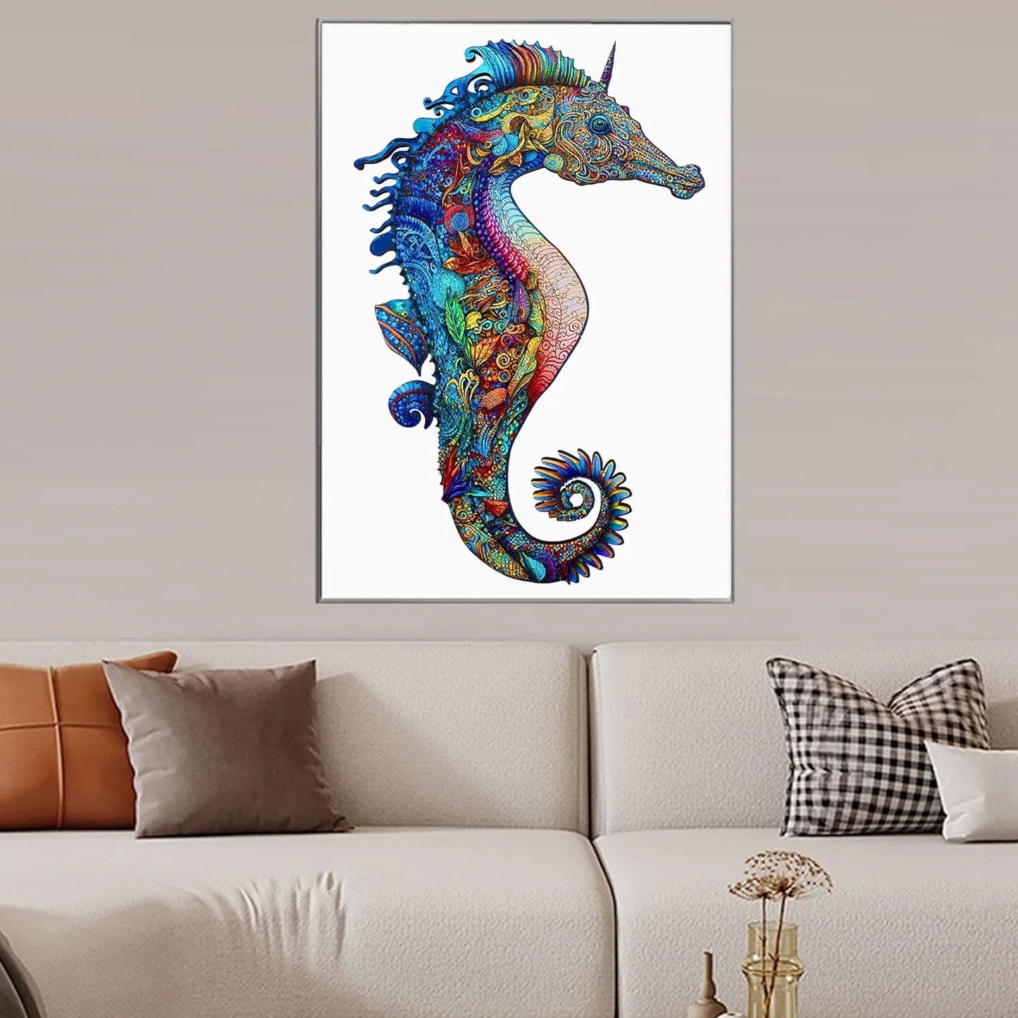Unicorn Seahorse, Wooden Jigsaw Puzzles