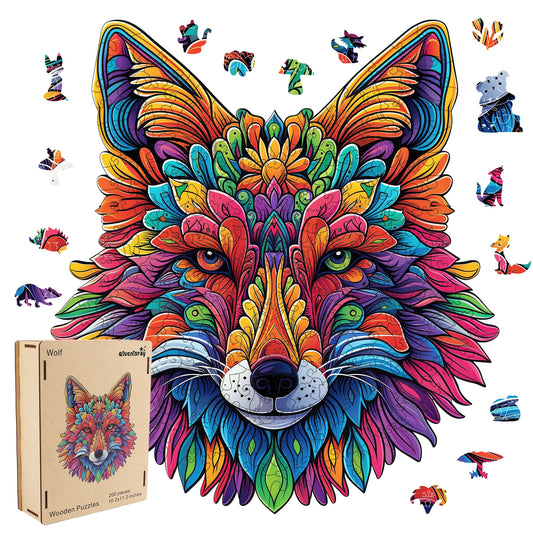 Wolf, Wooden Jigsaw Puzzles