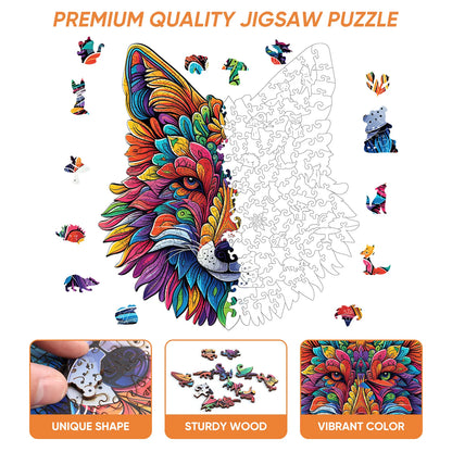 Wolf, Wooden Jigsaw Puzzles