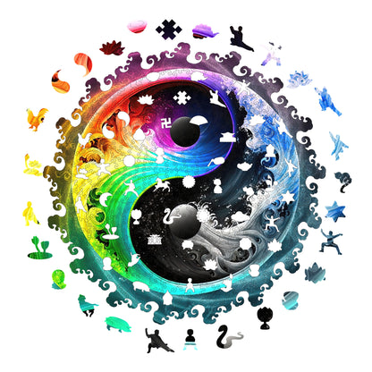 Yin Yang, Wooden Jigsaw Puzzles