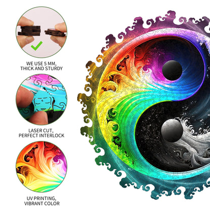 Yin Yang, Wooden Jigsaw Puzzles