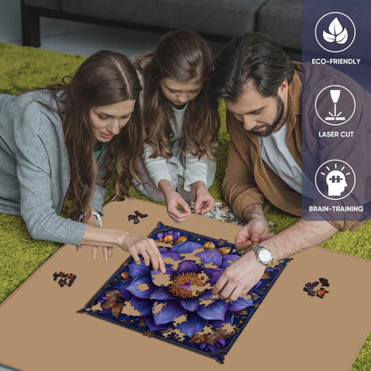 Lotus Yoga, Wooden Jigsaw Puzzles